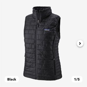 Women’s Nano puff vest xs worn once
